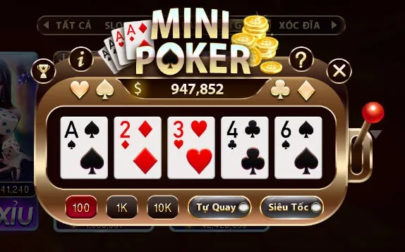 Mini Poker tại Zowin dễ trúng