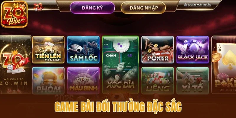 Game bài đổi thưởng đặc sắc