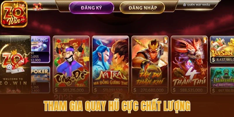 Tham gia quay hũ cực chất lượng